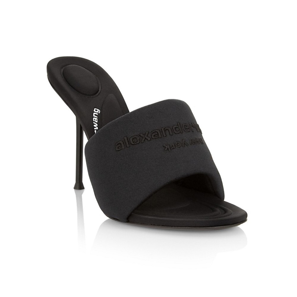 Alexander Wang Sienna Logo Lycra Mules